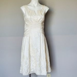 Adrianna Papell Cream Bridal Wedding Dress